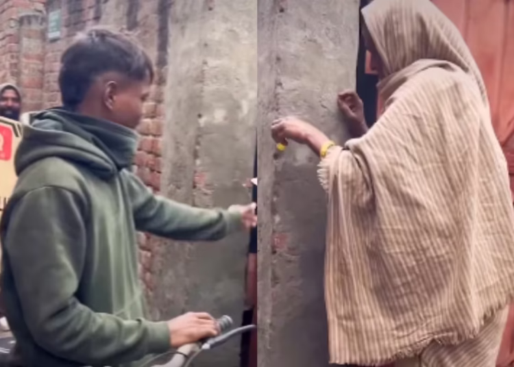 Punjabi Woman Welcomes Kabaddi Champion Son