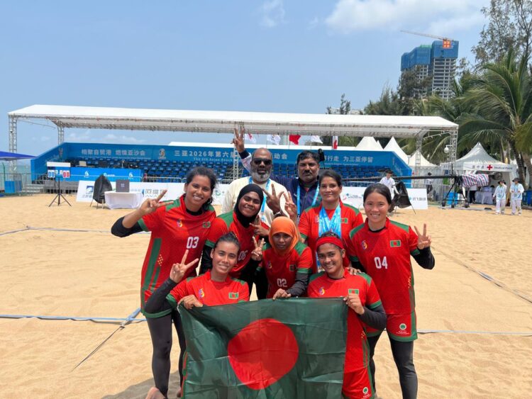 Bangladesh Women’s Kabaddi Team Secures Dominant Win Over Thailand 1 Aminul greets women's kabaddi team on victory over Thailand