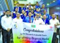 Medal winners Women's Kabaddi team accorded reception at airport