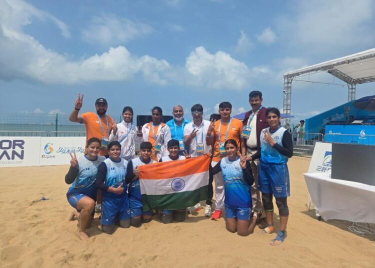 Women's Kabaddi team bags gold at Asian Beach Games in China, men's team in final