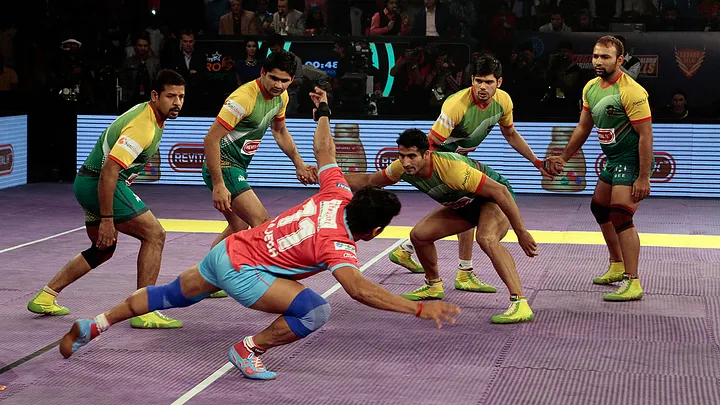 Decoupling the Defense: How the "Chain Tackle" Evolved to Stop Modern 4-Point Super Raids 1 How chain tackles evolved in modern kabaddi
