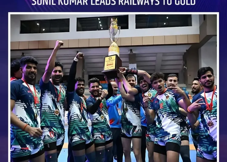National Men's Kabaddi Championship: Sunil Kumar Leads Masterclass Defense as Indian Railways Crush Maharashtra for 72nd National Crown 1 Indian Railways Win 72nd National Kabaddi Title