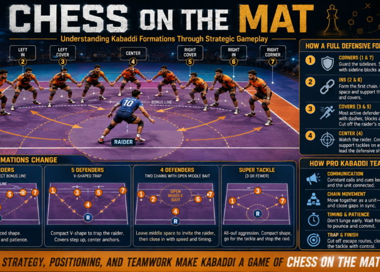 Chess on the Mat: Understanding Kabaddi Formations Through Strategic Gameplay 1 Understanding Kabaddi Formations and Defensive Strategies