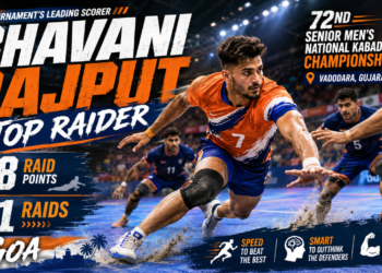 Bhavani Rajput Top Raider at 72nd Senior National Kabaddi Championship