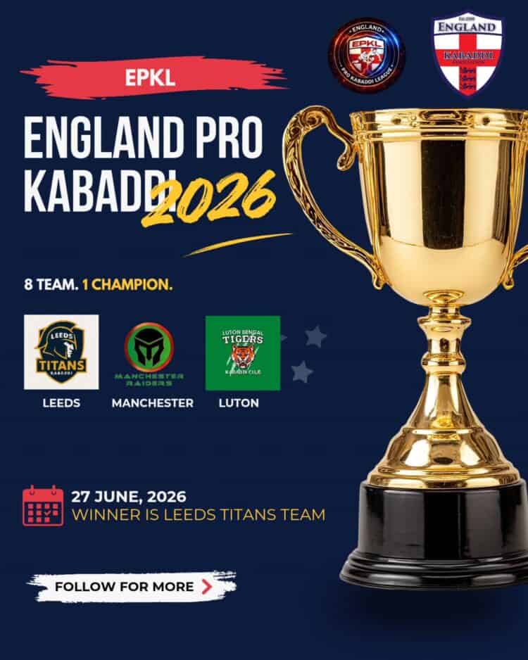 England Kabaddi Premier League 2026 Schedule: EKPL Fixtures and Dates