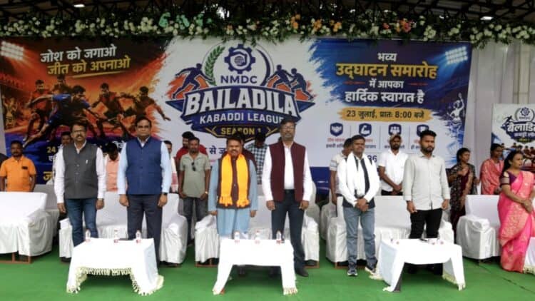 NMDC Bailadila Kabaddi League Targets Rural Talent in Chhattisgarh