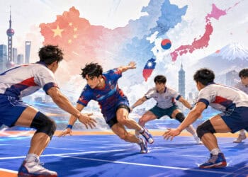 How Kabaddi Grew in East Asia Through Anime and Competition