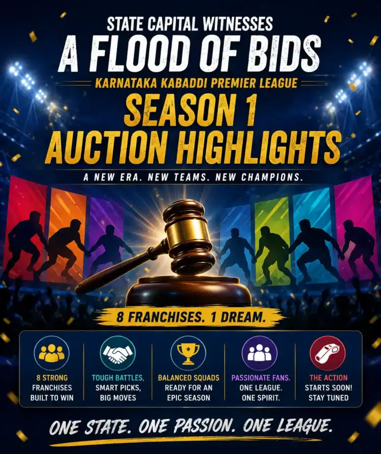 Karnataka Premier Kabaddi League 2026 Auction: Top Five Biggest Signings 1 KPKL 2026 Auction: Top Five Most Expensive Kabaddi Signings