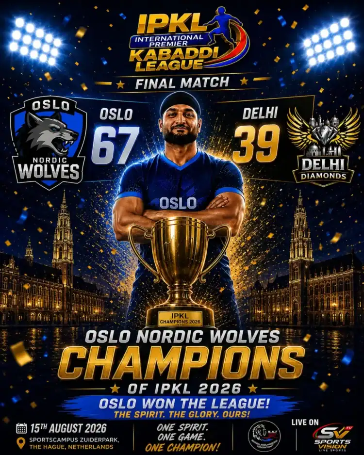 International Premier Kabaddi League 2026 Final Review and Highlights: Result, Key Moments and Full Analysis 1 IPKL 2026 Final: Oslo Nordic Wolves Beat Delhi Diamonds to Win Title