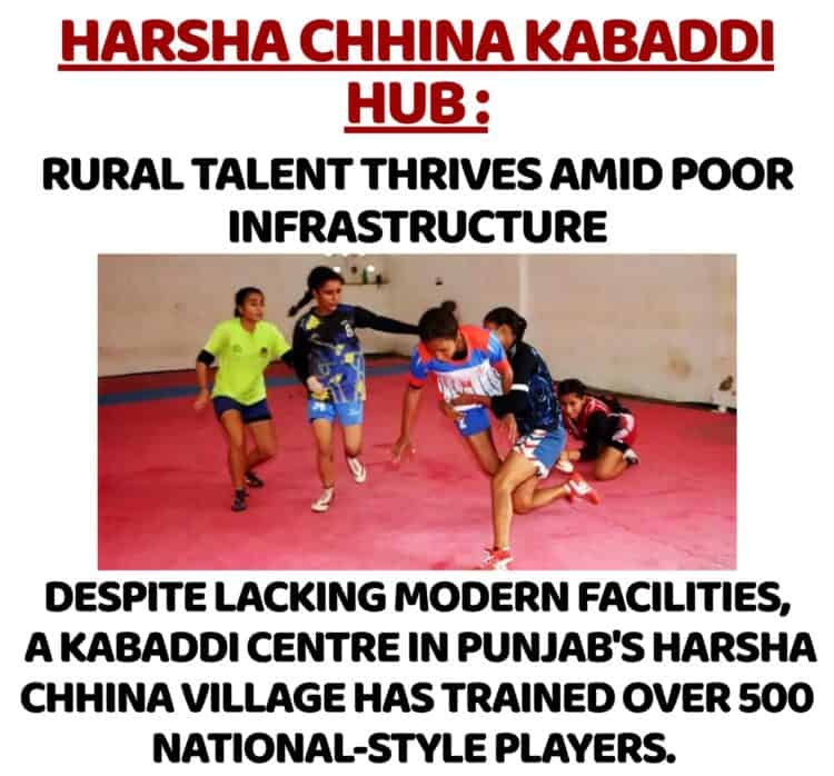 Punjab's Harsha Chhina Village Nurtures Next Generation of Kabaddi Talent 1 Harsha Chhina Village Builds Punjab’s Next Kabaddi Generation